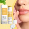 FEESHOW Lemon Ginger Lip Balm Hydrating Moisturizing for Dry Lips Nourishing Smooth Formula Women Girls Daily Care Yellow One Size