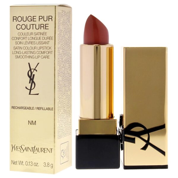 YVES SAINT LAURENT Rouge Pur Couture Satin Lipstick - NM Nu Muse for Women - 0.13 oz Lipstick