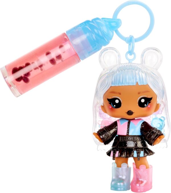 Yummiland Lip Gloss Doll: Sour Sweeties - Gabi Gummybear Includes DIY Lip Gloss + Removable Keychain, Cosmetic Play, Collectible, Ages 4+