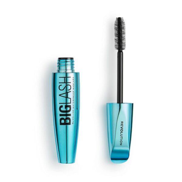 Revolution, Big Lash Volume Waterproof Mascara, Volumizing & Lengthening with a Light-Weight Feel, Fast-Drying, Vegan & Cruelty-Free, Jet Black