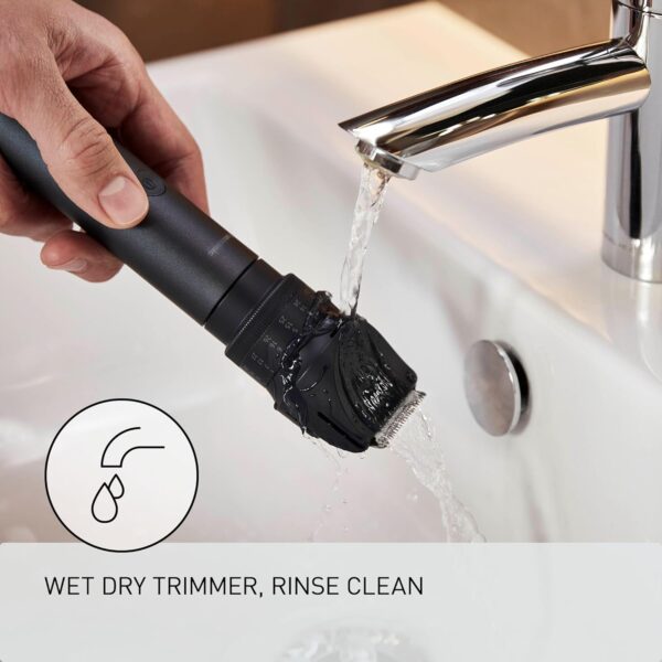 Panasonic MultiShape Electric Trimmer for Beard and Hair, 39 Adjustable Cutting Lengths and Advanced Blade System, Cordless Waterproof Wet/Dry Clipper for Men - ER-ACKN1-HB