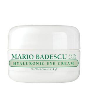 Mario Badescu Eye Cream for Dark Circles and Puffiness – Hyaluronic, Caffeine or Glycolic – Hydrating, Firming and Anti Aging Overnight Under Eye Care Treatment for Fine Lines and Wrinkles