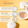 Avène High Protection Tinted Compact, Mineral Sunscreen, Tinted Sunscreen, Broad Spectrum SPF 50+, UVA/UVB Blue Light Protection, 100% Mineral, Water Resistant, Non-Greasy, Fragrance-Free