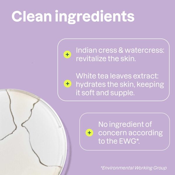 ATTITUDE Body Wash, EWG Verified Shower Gel, Dermatologically Tested, Plant and Mineral-Based, Vegan Personal Care Products, White Tea Leaves, 16 Fl Oz (Pack of 6)