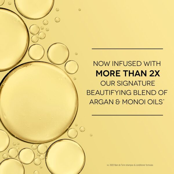 Bain de Terre Green Meadow Balancing Conditioner, Gentle Moisture Balance for Soft, Silky & Bouncy Hair with Argan & Monoi Oils, Paraben-free, Color-Safe, Vegan (2 sizes)