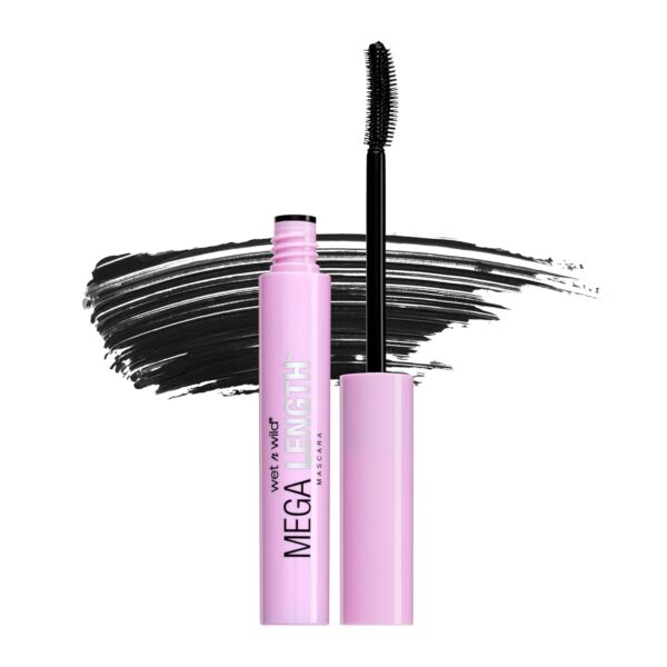 wet n wild Mascara - Lengthening, Vitamin E Enriched, Precision Comb Brush, Cruelty-Free, Gluten-Free, Sulfate-Free & Vegan - Very Black