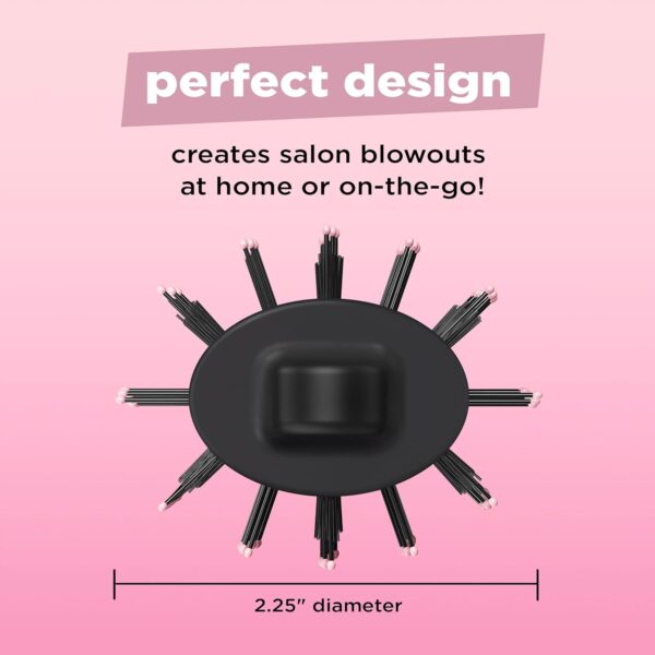 INFINITIPRO BY CONAIR The Knot Dr. All-in-One Travel Friendly Oval Dryer Brush, Hair Dryer & Volumizer, Hot Air Brush