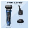 Braun Electric Shaver for Men, Series 6 6172cc, Wet & Dry Shave, Shaving Kit with SmartCare Center and Precision Trimmer