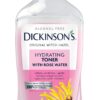 Dickinson's Enhanced Witch Hazel Hydrating Toner with Rosewater, Alcohol Free, 98% Natural Formula, 16 Fl Oz (Pack of 1)