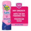 Banana Boat Baby Sunscreen SPF 50, 6oz | SPF 50 Sunscreen for Babies and Toddlers, Beach Essentials, Baby Sunblock, 6oz