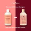SheaMoisture Shampoo Curl and Shine for Curly Hair Coconut and Hibiscus Paraben Free Shampoo 13 oz