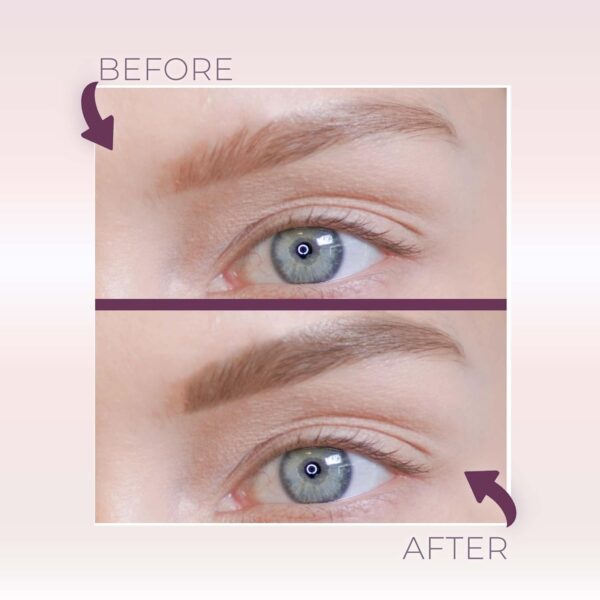 Blinc Eyebrow Mousse, Extreme Hold Tinted Eyebrow Gel with Peptides and Vitamins A & E, Natural Finish, Long-Wearing, Waterproof, Vegan, Gluten-Free & Cruelty-Free, 4.7mL/ 0.16 Fl. Oz