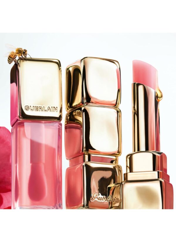 Guerlain Kiss Kiss Bee Glow Colour Reviving Lip Balm #458 Pop Rose Glow, 0.11 Ounce