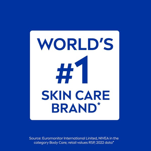 NIVEA Creme Body, Face and Hand Moisturizing Cream for All Skin Types, Rich Body Moisturizer with Provitamin B5, 13.5 Oz Tin