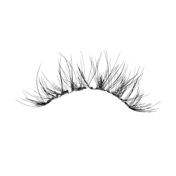 KISS Sister Nature False Eyelashes, 'Dawn', 12 mm, 100% Natural Hair, Recyclable Paper Box, Printed with Soy Ink, Cruelty Free, Vegan, Includes 1 Pair of Reusable Strip Lashes