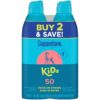 Coppertone KIDS Sunscreen Continuous Spray SPF 50 (5.5 Ounce, Pack of 2) (Packaging may vary)