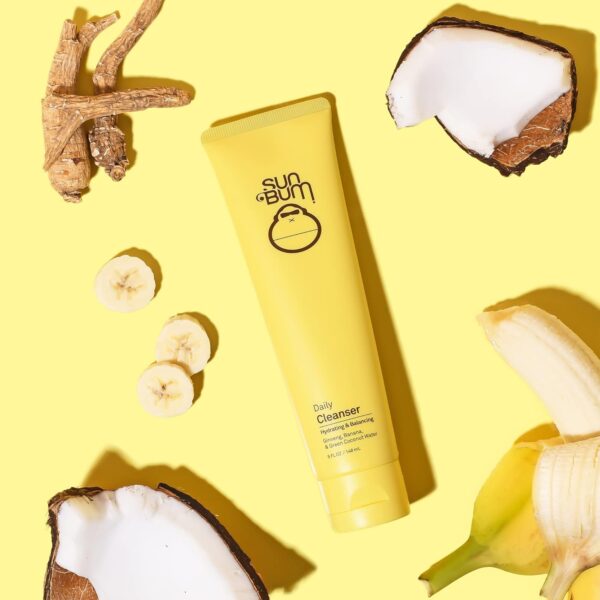 Sun Bum Skin Care Daily Facial Cleanser - Vegan and Cruelty Free Face Wash for Daily Use - 5 oz