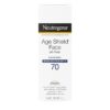 Neutrogena Age Shield Face Oil-Free Sunscreen Lotion with Broad Spectrum SPF 70, Non-Comedogenic Moisturizing Sunscreen to Help Prevent Signs of Aging, PABA-Free, 3 fl. oz (Pack of 3)
