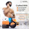 Beard Patrol Beard Balm for Men - Grooming Treatment with Argan Oil, Shea Butter, & Cocoa Butter Strengthens & Softens Beards & Mustaches - Lemongrass Scent Leave-in Conditioner Wax