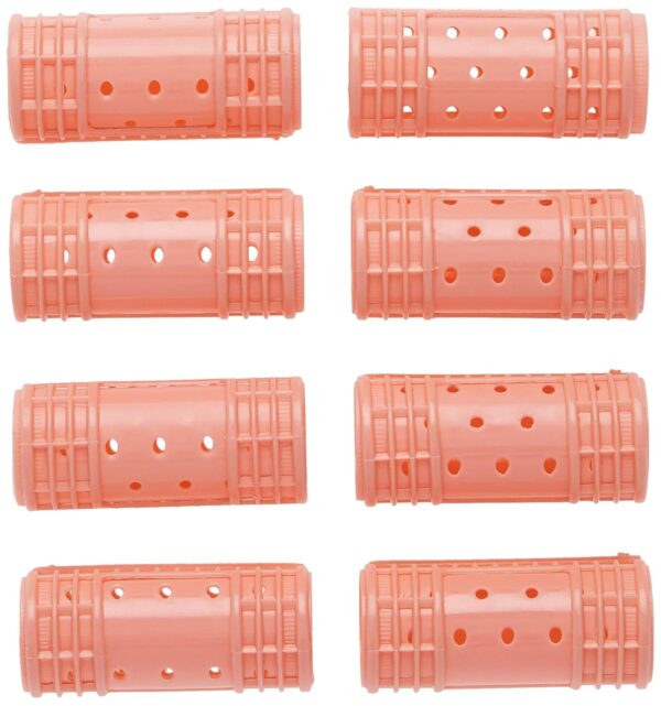 Diane Snap-On Magnetic Rollers Pack of 8 Hair Curlers for Women and Girls, Small, Diameter, Pink, D4719, 8 Count (Pack of 1)