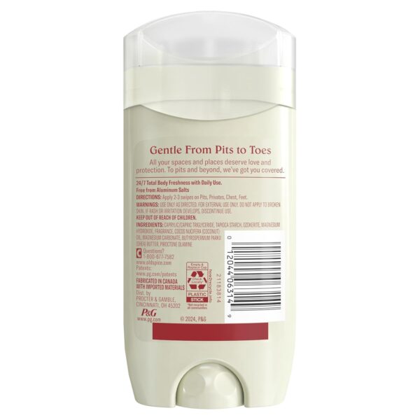 Old Spice Whole Body Deodorant Stick for Men, Aluminum Free, Black Cherry + Bourbon Scent, 24/7 Odor Protection, 24/7 Freshness, Dermatologist Tested, Gentle on Skin, Safe to Use All Over, 3.0 oz