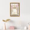 The Oliver Gal Artist Co. Fashion and Glam Wall Art Framed Canvas Prints 'Floral French Perfume' Perfumes