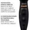 Hot Tools Pro Artist Black Gold 2100 Turbo Ceramic + Ionic Hair Dryer | Fast Dry, Lightweight