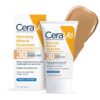CeraVe Hydrating Mineral Sunscreen SPF 30 with Sheer Tint, Tinted Mineral Sunscreen with Zinc Oxide & Titanium Dioxide, Blends Seamlessly For Healthy Glow, Medium, 1.7 Fluid Ounce