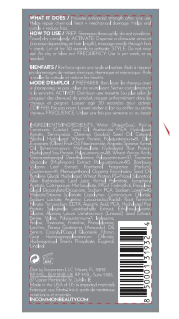 IN COMMON Leave-In Hair Repair Treatment With Cellular Membrane Complex, 3.38 fl oz