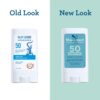 BLUE LIZARD Sensitive Mineral Sunscreen Stick with Zinc Oxide, SPF 50+, Water Resistant, UVA UVB Protection Easy to Apply, Fragrance Free, 0.5 Oz