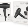 Conair Infiniti Pro Hair Dryer with Diffuser Plus 2 Other Attachments and Drawstring Storage Bag | Performa Series Hair Dryer | Blow Dryer with Professional Performance Motor | Black