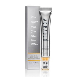 Elizabeth Arden PREVAGE Under Eye Serum 2.0, Anti Wrinkle Serum with Cooling Tip, Fixes Crow's Feet, Puffiness, Dark Circles, and Loss of Radiance and Firmness, Safe for All Skin Types, 0.6 oz Tube