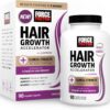 Force Factor Hair Growth Accelerator Capsules, Hair Growth Vitamins for Women & Men with Clinically Proven Lustriva & Biotin to Support Healthy Hair, Reduce Fine Lines & Wrinkles, 90 Capsules