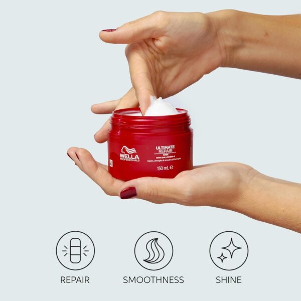 Wella Professionals ULTIMATE REPAIR Mask for Damaged Hair | Repairs, Strengthens, & Smooths with AHA & Omega-9 | For All Hair Types