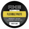 AXE Styling Flexible Hair Paste Urban Messy Look 2 Count for An Instant Texture Boost Hair Styling Made Easy 2.64 oz