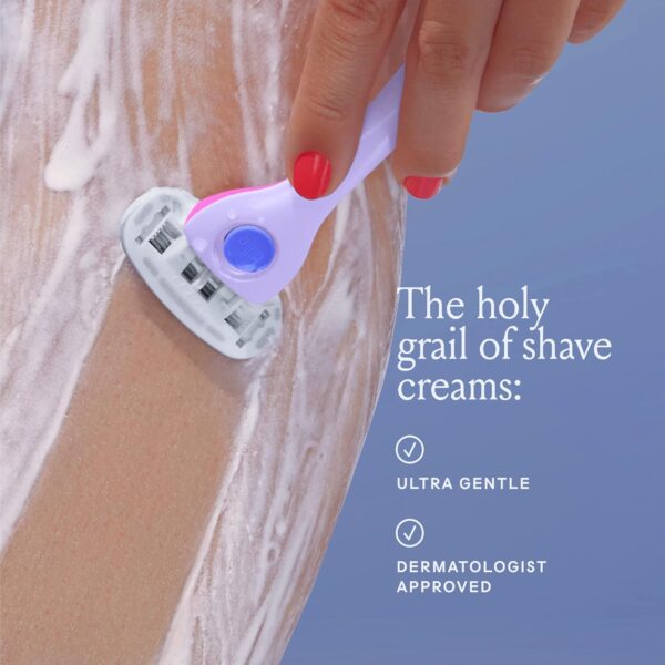 Billie Whipped Shave Cream - Lavender & Bergamot Scent - 6.5 fl oz & V Smooth - Shave Gel + Cleanser for Pubic Hair & Skin - pH-Balanced - Fragrance-Free