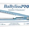 BabylissPRO Nano Titanium Ionic Hair Straightener, Professional Flat Iron For All Hair Types