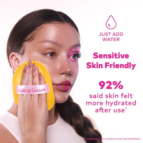 Makeup Eraser The Original, 7-Day Set, Erase All Makeup with Just Water, Including Waterproof Mascara, Eyeliner, Foundation, Lipstick, Sunscreen, and More! Clueless, 7ct.