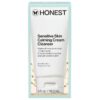 Honest Beauty Sensitive Skin Calming Cream Cleanser | Gently Cleanses, Hydrates, + Calms Skin | Hypoallergenic, Fragrance Free, Vegan | 4 fl oz