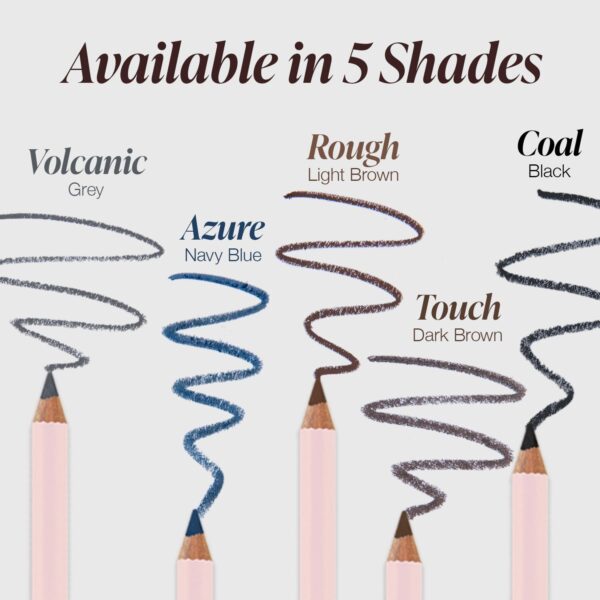 Mineral Fusion Eye Pencil, Black Eyeliner with Soothing Chamomile, Meadowfoam & Vitamin E, Velvety Smooth, Hypoallergenic Eye Makeup to Line & Define, Long-Lasting Eyeliner Pencil, Coal, 0.04 Oz