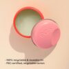 eos Plant-Based Vegan Lip Salve - Strawberry Sorbet, 100% Natural Formula, Made with Upcycled Olive Squalane, Cruelty-Free Lip Balm, 0.42 oz