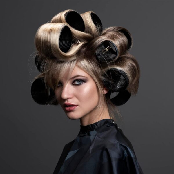 ProVolume 1" Self-Grip Ceramic Ionic Thermal Hair Rollers, 5 Count Salon Quality Hair Curlers for Short, Medium and Long Hair