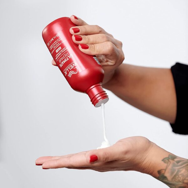 Wella Professionals ULTIMATE REPAIR Shampoo for Damaged Hair | Repairs, Strengthens, & Moisturizes with AHA & Omega-9 | For All Hair Types