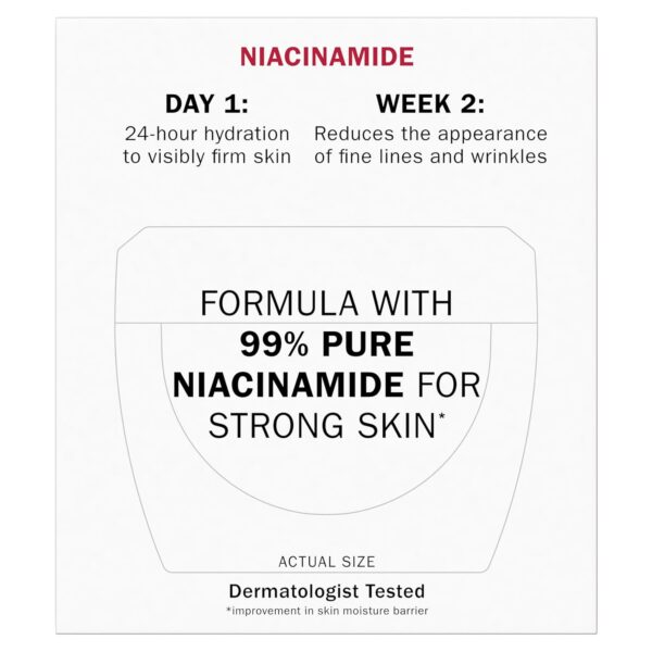 Olay Niacinamide Face Moisturizer, Firming Cream for Women, Non-Greasy - Anti-Wrinkle, Anti-Aging, Hydrating, Renewing, Stronger Skin Barrier, Smooths - Peptides, 1.7 Oz