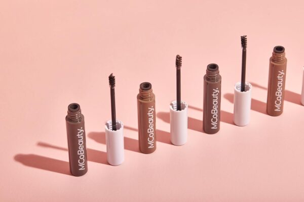 MCoBeauty Magic Brows Tinted Brow Gel in Medium/Dark, Volumizing, Water-Resistant, Quick-Drying, Buildable Formula for Natural to Bold Brows, Vegan, Cruelty Free