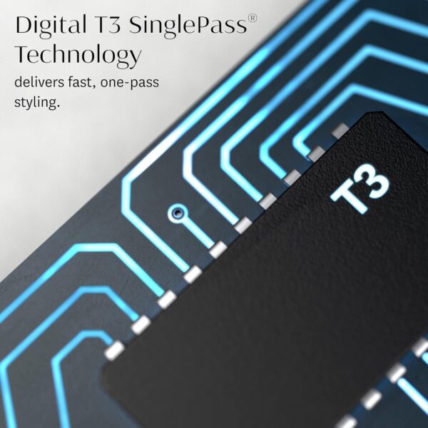 T3 SinglePass Curl Professional Curling Iron Custom Blend Ceramic Long Barrel Curling and Wave Iron with Adjustable Heat Settings for Shiny Smooth Curls and Waves