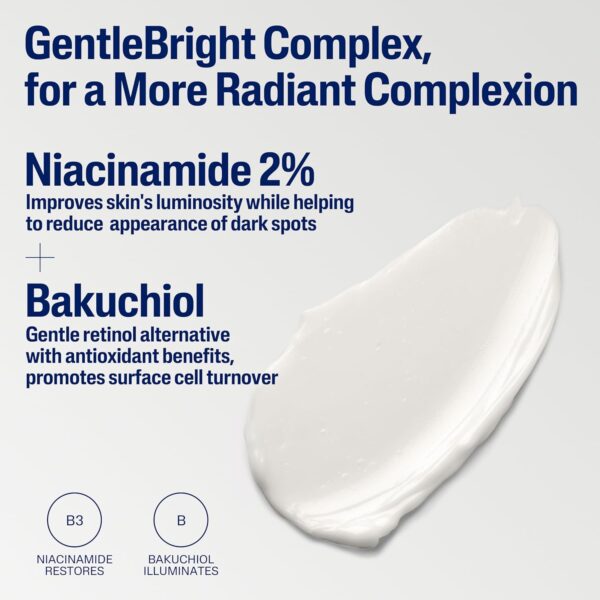 Cetaphil Face Cream, Healthy Radiance Renewing Cream, Visibly Reduces Look of Dark Spots, Brightening Lotion, Designed for Sensitive Skin, Hypoallergenic, Fragrance Free, 1.7oz