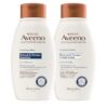 Aveeno Fresh Greens Shampoo and Conditioner Set, Sulfate Free, Clarifying & Volumizing for Thin or Fine Hair, Rosemary Peppermint Cucumber Nourish & Thicken, Color Safe Paraben Free, 12 Fl Oz, 2 Count