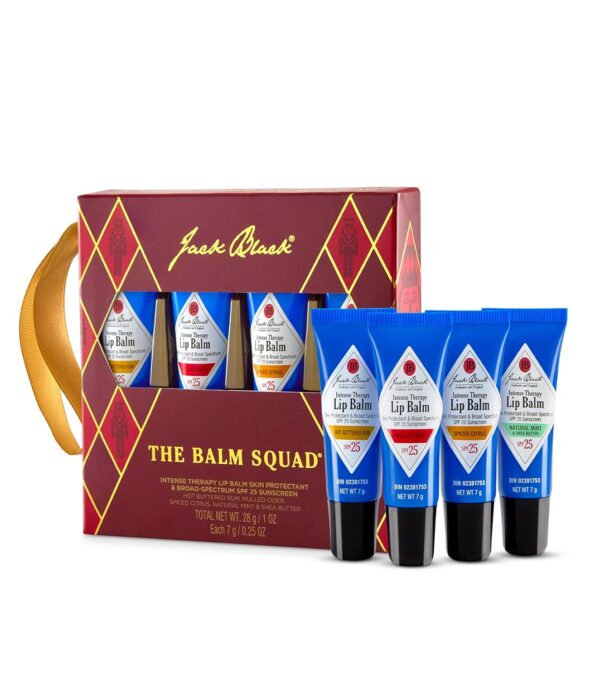 Jack Black Holiday - The Balm Squad Intense Therapy Lip Balm SPF 25 Gift Set For Men