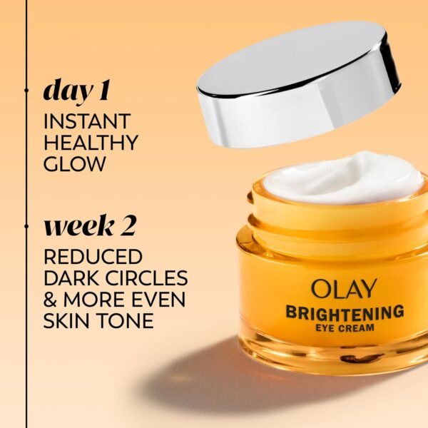 Olay Brightening Eye Cream, Vitamin C, Fragrance-Free, 0.5 oz